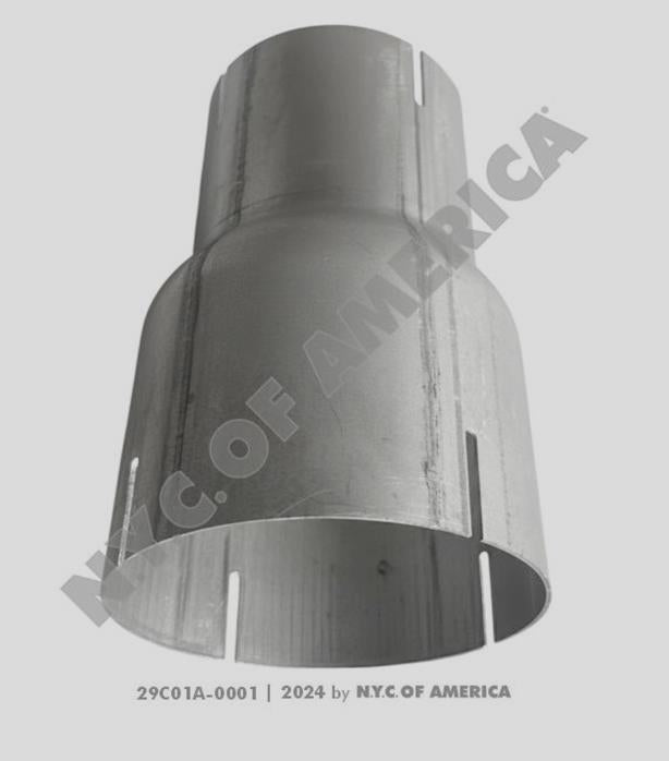 R51-41A 045-8958 Exhaust Reducers 5In ID to 4In ID 8" Long PTP P206317 Replac.