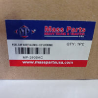 Fuel Cap Aluminum 3" -5.5 NS Locking Vented & Chain F/ Peterbuilt NEW