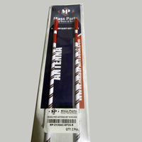 Antenna Double Red Color Spiral-Flex Non Functional 35" 2 Pcs Trucks