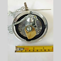 Fuel Cap Aluminum 3" -5.5 NS Locking Vented & Chain F/ Peterbuilt NEW