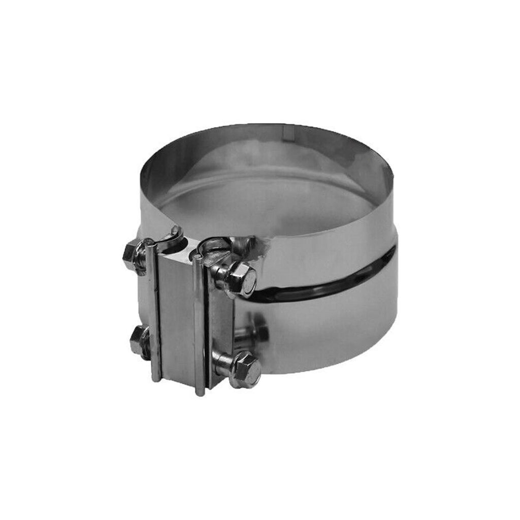 5" Exhaust Band Preformed Clamp 304 Stainless Steel Lap Joint Fits Muffler