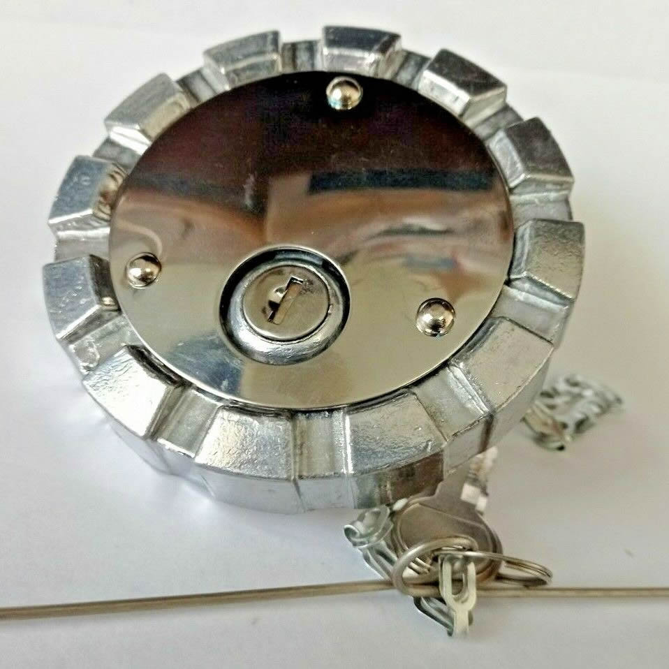 A03-15682-6 Aluminum Fuel Cap 3" 8 NPSL Locking Diesel Female Vented Replacement
