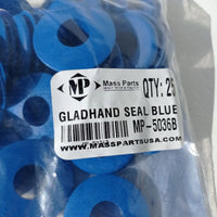 10028 Gladhand Seals Hose Coupler Double Lip Blue Rubber Replacement 10 Units