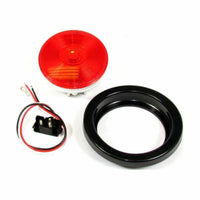 40202R 4" Round Incandescent Light 12V Kit Stop Tail and Turn Red Color Replac.
