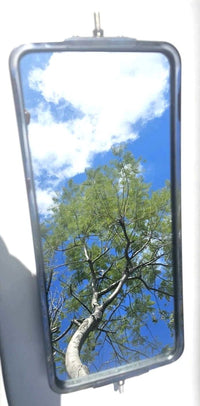 West Coast Mirror Head 7â€ X 16â€ Bubble Back - Stainless Steel MP-7263-SS