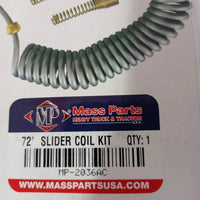 14210-72 1/4â€ Slider Coiled Kit 72â€ W/Springs Fifth Wheel Replacement