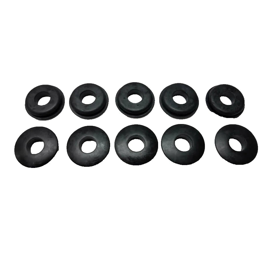 10028 Hose Coupler Double Lip Black Rubber Gladhand Seals Replacement 10 Units