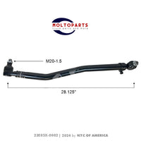 20371221 346-522 DS9667 Drag Link 28.125In C To C For Volvo VNL Gen II 2004/16