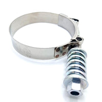 80-88mm Spring Loaded T-BOLT 3" Clamp Constant Tension Stainless Steel 3" 2 Pcs.