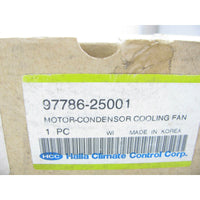 97786-25001 Condenser Fan Motor Halla Climate Control 02-05 Hyundai Accent