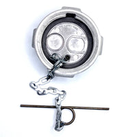 Freightliner M2 Fuel Cap Assy Alum 2 5/8" Non-Locking & Chain Replacement