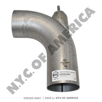 04-17476-000 Exhaust Elbow Pipe Heavy Duty Freightliner Columbia Replacement