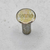 10-10 Brake Liner Rivets Round Head 1/2 Head Diameter 8/16 Inch Long 100 Units