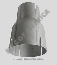 R51-41A 045-8958 Exhaust Reducers 5In ID to 4In ID 8" Long PTP P206317 Replac.