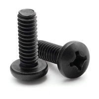 866-573-0442 Phillips Pan Head  Machine Screw Select Black Oxide #8-32 x 3/8