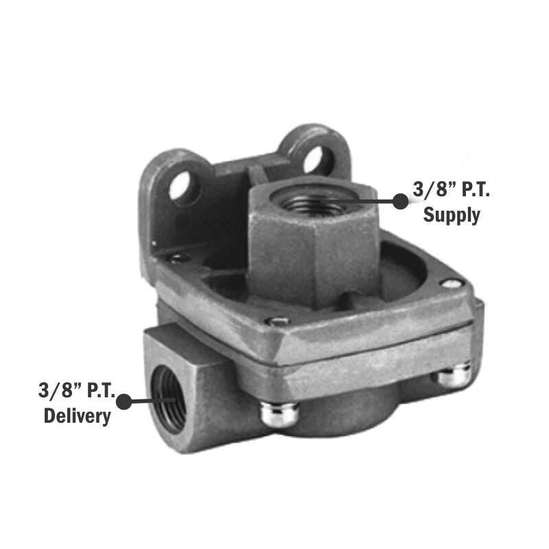 229859 QR-1 Quick Release Valve 3.8 NPT Delivery Ports KN32005 Replacement