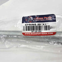 Single Tender Spring Steel Support Hoses 20" x 1" For Heavy Duty Trucks