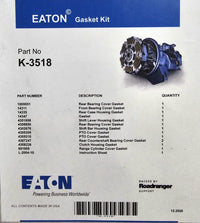 K3518 Gasket Set OEM Eaton Fuller K-3518 RTO16910B, C
