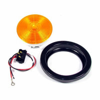 40202Y 4" Round Halogen Light 12V Kit Stop Tail and Turn Amber Color Replacement