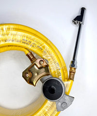 Air Hose Kit for Tire Inflator with 50' Long 1/4" Hose Gladhand 300 PSI