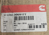 Cummins 3069177 Genuine Turbocharger Mounting Exhaust Out Gasket (1 pcs)
