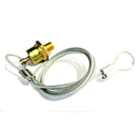 12104 20QE2121P Air Tank Manual Drain Valve 1/4 Pull Type 4 Ft Cable Replacement