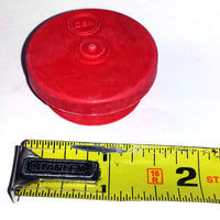 359-5990 Hub Cap 1-1/8 Red Fill Plug Rubber Plug Wheel Heavy Duty 5 Seals Repl.