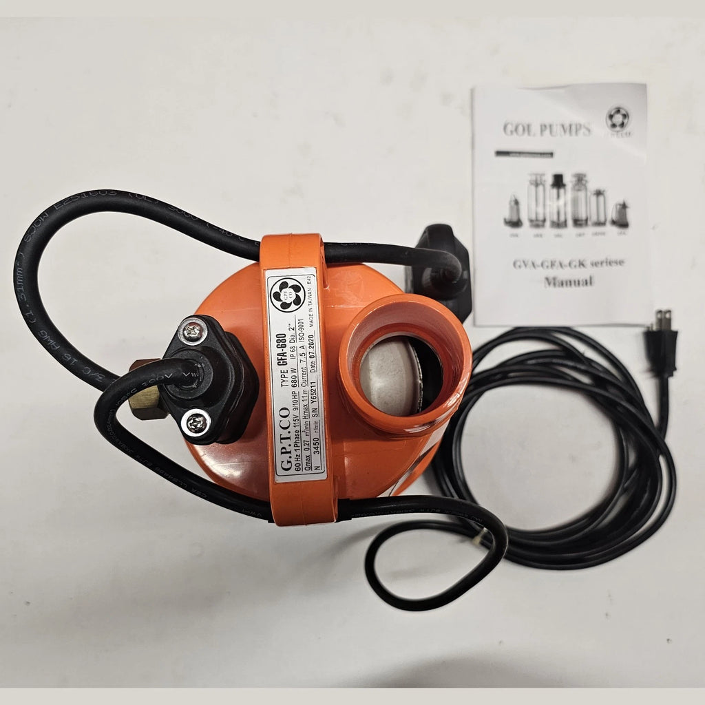 Auto Utility GFA-680 Drainage Utility Pump 4,260 GPH 0.90HP 115V 1P