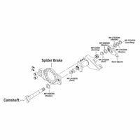 R615002 E2125 Chamshaft Repair Kit 16-1/2" Drive Axle Replacement MP-2125ECK