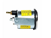 Electronic RPM Meter 0-4000 RPM, 12/24 Volt 52mm (2") Black Dial W Terminal