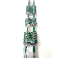 Antenna Triple Green & Chrome Color Spiral-Flex Non-Tunable 41" 2 Pcs