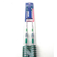 Antenna Triple Green & Chrome Color Spiral-Flex Non-Tunable 41" 2 Pcs