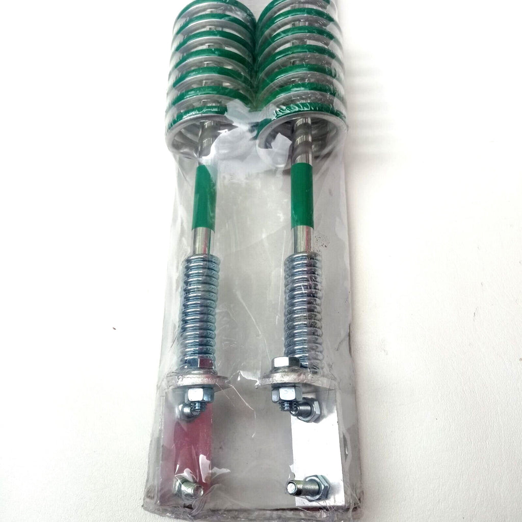 Antenna Triple Green & Chrome Color Spiral-Flex Non-Tunable 41" 2 Pcs