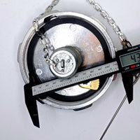 Fuel Cap Aluminum 4" -8 NPSM Locking Full Function Vented & Chain Diesel Only