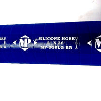 Silicone Hose Straight 2" x 36" ID Per Inch Blue & Red ID 2" OD 2.37" 4 Ply NEW