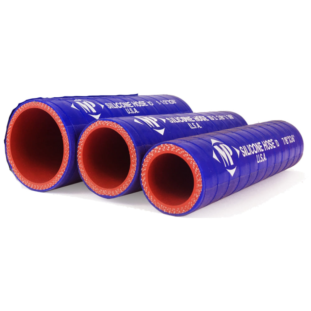 Silicone Hose Straight 2" x 36" ID Per Inch Blue & Red ID 2" OD 2.37" 4 Ply NEW