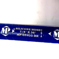 Silicone Hose Straight 7/8" ID x 36" Radiator Coolant Blue Red OD 1.25 4 Ply NEW