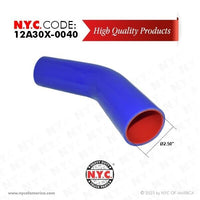 6141-0250 Coolant Hose Connector Silicone Elbow 45° 6" x 2.5" Replacement NEW