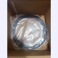 343-4195 Hub Cap Clear Plastic Red Pipe I.D 6-3/4" 6 HOLE Height: 2-11/16" Rep.