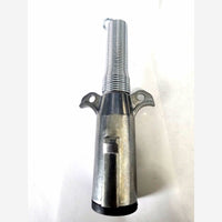 2-Way Trailer Connector Plug Trailer Side Die-Cast Zinc Vertical Pins Spring