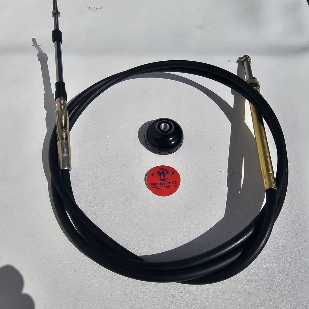 PTO Control Cable Assembly & Knob 8 Feet MP-1055-8FT | Replacement Part, Includes Knob, Heavy Truck & Tractor, R38DR3X08, 3 lbs
