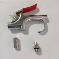 Air Seat Blow Gun Kit for Truck 12' PU Coiled Air Hose 1/4" & 2 Nozzle Tips NEW