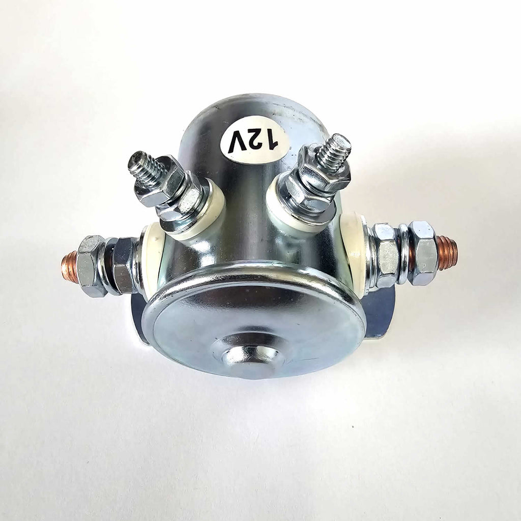 Starter Solenoid Switch 12V 85Amp 4 Pole Ground Heavy Duty Fits Tractor D10 D12