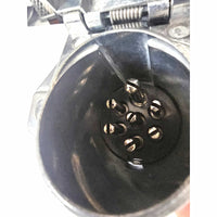 7-Way Connector Electrical Sockets 7 Solid Pins Male Round Die Cast