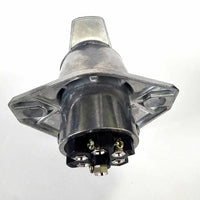 7-Way Connector Electrical Sockets 7 Solid Pins Male Round Die Cast