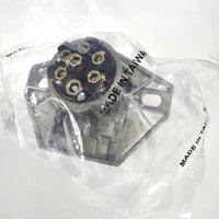 7-Way Connector Electrical Sockets 7 Solid Pins Male Round Die Cast