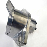 7-Way Connector Electrical Sockets 7 Solid Pins Male Round Die Cast