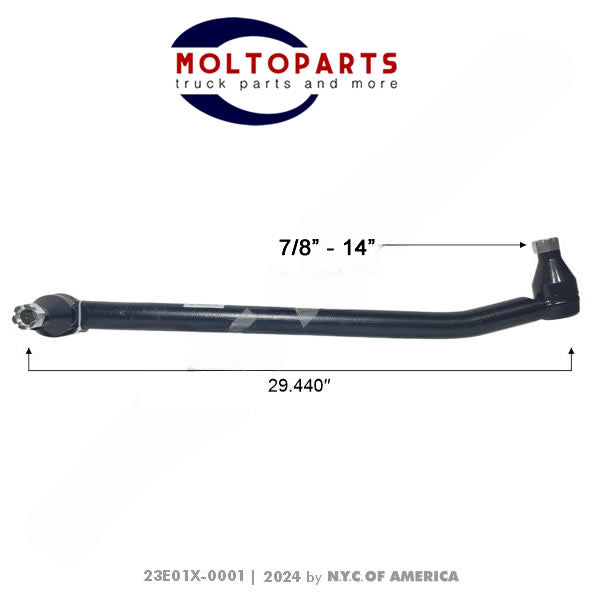 1412349000 E-9903 T361289 Drag Link 29.440In C To C Freightliner FLD120 1989-09