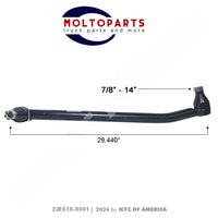 1412349000 E-9903 T361289 Drag Link 29.440In C To C Freightliner FLD120 1989-09