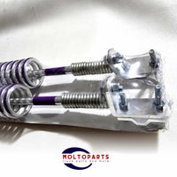 Antenna Triple Purple Color Spiral-Flex Non-Functional 41" 2 Pcs Trucks